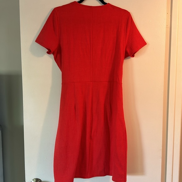 J. Crew NWOT Textured knit wrap dress - Picture 5 of 5